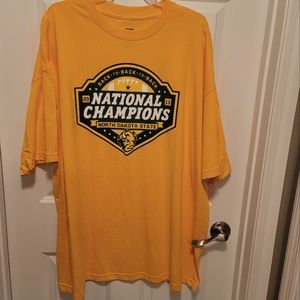 NDSU Bison gold National Champs shirt